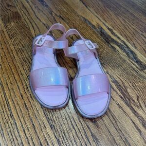 Mini Melissa Mar Pink sandals